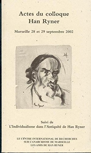 Actes du Colloque Han Ryner