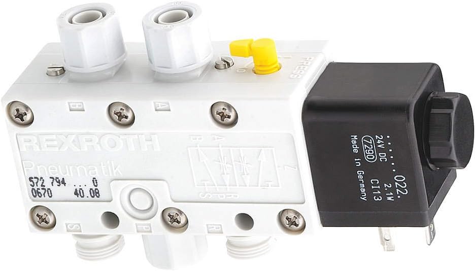 Aventics - 5727490220 - 3/8 24VDC 5-Way, 2-Position Solenoid Air Control Valve