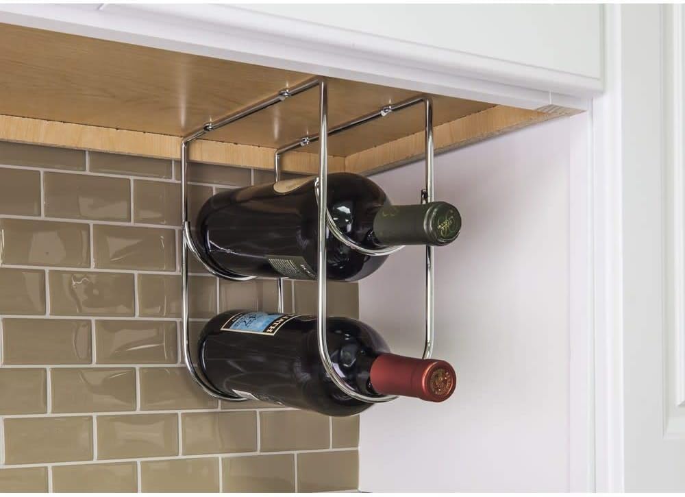 Hardware Resources WBH-PC-R Wine Bottle Holder, Polished Chrome