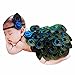 PGXT Newborn Baby Girls Boys Peacock Costume Photo Photography Prop Outfits