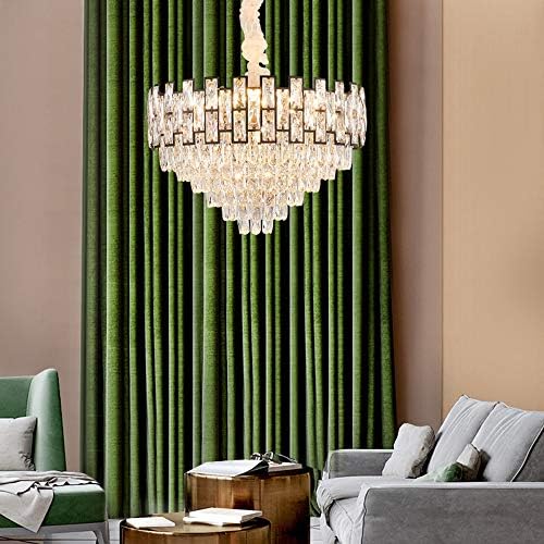 シャンデリア クリスタルシャンデリア直径50分の40 60センチメートルファッションモダン ラグジュアリーヴィラリビングルームダイニングルームデン ラウンドledランプ Tdhhy Size S