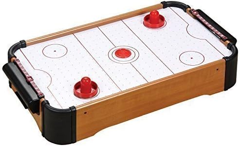 BABY TABLE TOP MINI AIR HOCKEY TABLE PUSHERS PUCKS TOY FAMILY GAME XMAS GIFT by Table Air Hockey