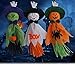 Annymall 3 Pack - Halloween Party Decoration Hanging Ghost Windsock, Spook Pumpkin Fly Witch Scarecrow Doll for Front Yard Patio Lawn Garden Party Decor and Holiday Decorations Themed
