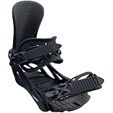Chamonix Lognan Snowboard Bindings 2026 &ndash; All-Mountain, Medium Flex, 3D Profile Ankle Strap, Toe Cap Strap, Padded Baseplate, 2x4 &amp; 4x4 Compatible, Unisex