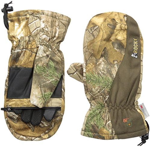 Rocky Men's Prohunter Insulated Zip Finger Hunting Mittens