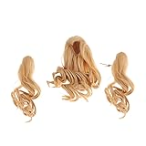 SM SunniMix 1/4 16inch Doll Long Curly Wig for