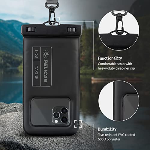 Pelican Marine IP68 Waterproof Phone Pouch Case (XL Size