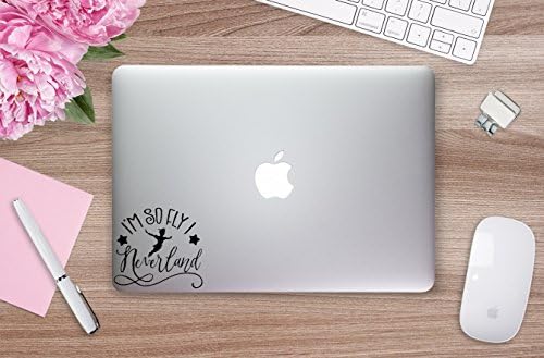 SimplyVinylized I'm So Fly I Neverland Peter Pan Vinyl Decal Sticker Apple Green