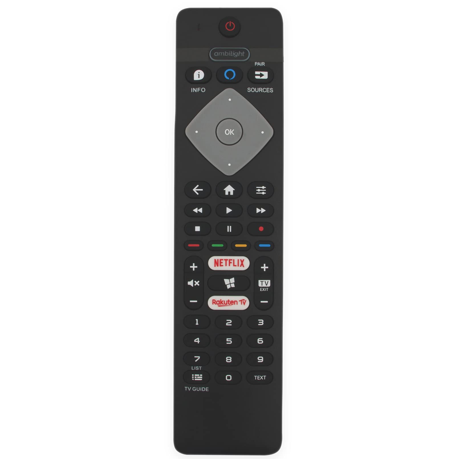 996592001457 RC4154405/01R VINABTY Replaced Remote Fit for PHILIPS 4K UHD LED Android TV 65PUS7304/12 75PUS7354/12 43PUS7855/12 50PUS7855/12 55PUS7855/12 58PUS7855/12 65PUS7855/12 70PUS7855/12