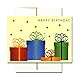 Happy Birthday Cards Assortment - Box of 30 Blank Note Cards - 6 Colorful Designs - and 32 Envelopes