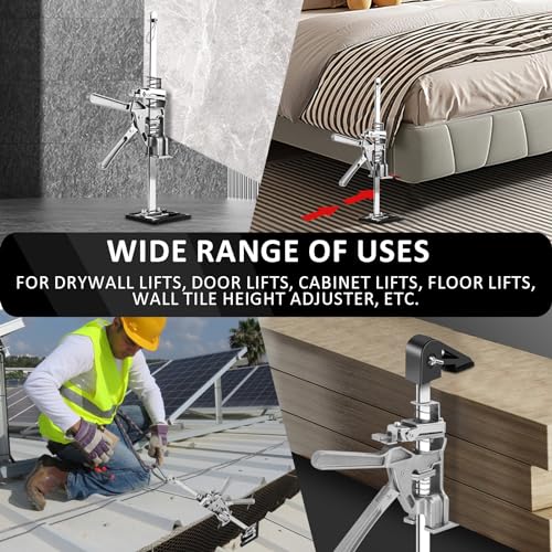 Labor Saving Arm Jack 2 Pack, Multi-Function Hand Lifting Tool Jack, Two-Speed Descent Furniture Lifter Jacks, Arm Tool Lift for Installing Cabinets,Doors & Windows, Load-Bearing 400 kg