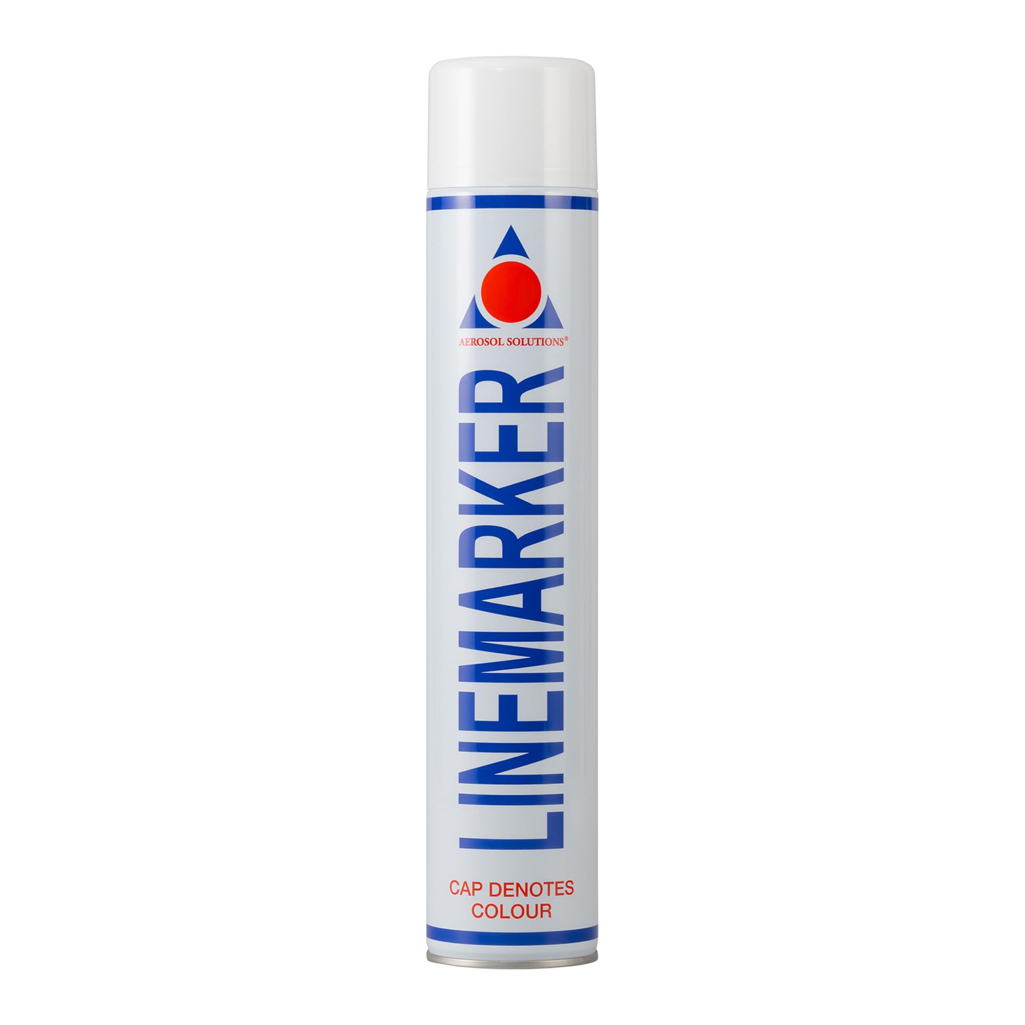 Aerosol Solutions Line Marker, Grass and Road Spray Paint, White, 750 ml (Pack of 1)