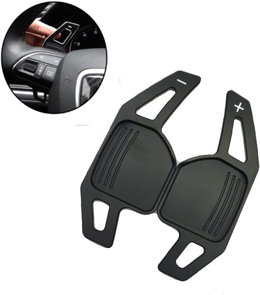WESQAQ for Audi A3 A4 A4L A5 A6 A7 A8 Q3 Q5 Q7 TT S3 R8 1 Pair Car Sports Steering Wheel Shift Paddle Shifter fit Red Silver Black Blue
