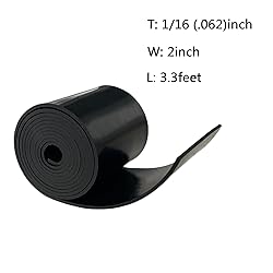 Neoprene Rubber Strips, Sheet, Rolls 1/16