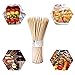 Premium Natural BBQ Bamboo Skewers for Shish Kabob, Grill, Appetizer, Fruit, Corn, Chocolate Fountain, Cocktail and More Food, More Size Choices 4