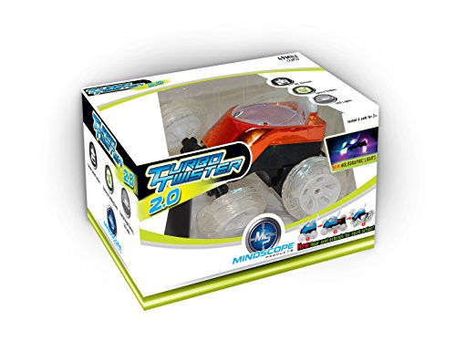 Mindscope Turbo Twister 2.0 Radio Control RC Dual Axle Stunt Action 27 MHz (Orange)