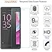 [3 Pack] Sony Xperia X Performance Tempered Glass, Nacodex Premium Tempered Glass Screen Protector Film 0.3mm 9H Hardness Bubble Free (For Sony Xperia X Performance)