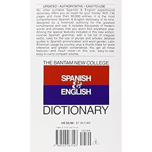 The Bantam New College Spanish & English Dictionary