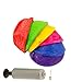Ifavor123 Multi Color Mini Dodgeball Kickball Hand Pump Playballs - 6 Pack