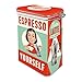 Nostalgic-Art 31104聽Say it 50's - Espresso Yourself, Metal Clip Top Box, Coffee Tin, Aroma Protection, Storage Tin