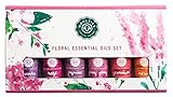 Woolzies Pure,Therapeutic Foral Essential oil set of 6 Jasmine, Ylang Ylang, Geranium, Lavender, Neroli