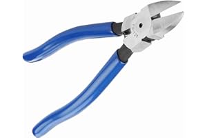 Blue Diagonal Pliers Duty Wire Cutter Tool for Electricians & DIY Steel Cable Nippers with Ergonomic Handle Nose Pliers for E