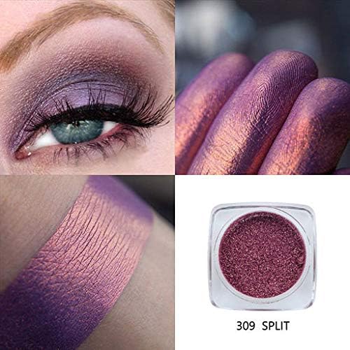 Hennta Sexy Glitter Powder Shimmering Colors Eyeshadow Metallic Eye Cosmetic Makeup Eye Powder PaletteWaterproof Sweat-Proof Long Lasting Pigmented