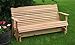 Kilmer Creek 5 Foot Natural Cedar Porch Glider, Amish Crafted