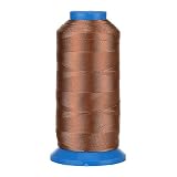 Selric [1500Yards / 20 Colors Available] UV Resistant High Strength Polyester ThreadII #69 T70 Size 210D/3 for Upholstery, Outdoor Market, Drapery, Beading, Purses, Leather (Brown)