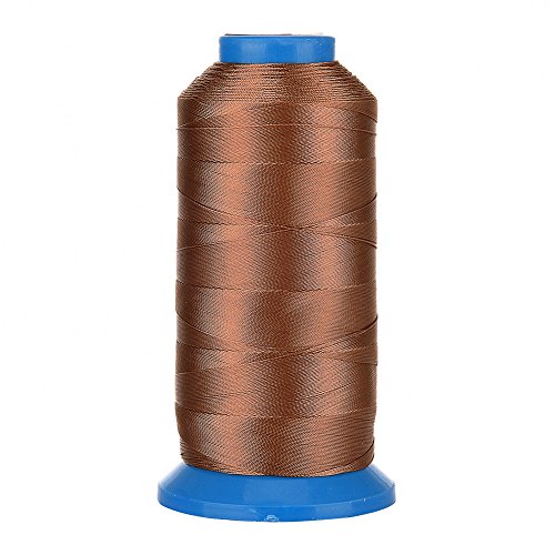 Selric [1500Yards / 20 Colors Available] UV Resistant High Strength Polyester ThreadII #69 T70 Size 210D/3 for Upholstery, Outdoor Market, Drapery, Beading, Purses, Leather (Brown)