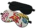 Maxfeel 100% Pure Silk Eye Mask - Sleep Eye Cover in Printed Colors (#10)