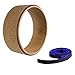 Free Flowing Minds Yoga Wheel- Strong and Sturdy Premium Quality, Most Comfortable Wooden Cork Design for improving Backbend and Stretching, get a Yoga Strap with Every Purchase, 13