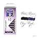 Pack/12 Private Reserve Fountain Pen Ink Cartridges, Ebony Purple