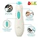 Qunlions life Baby Nail Trimmer File with Light Safe Electric Nail Clippers Kit for Newborn Baby boy Girl Infant Toddler Kids Toes and Fingernails Care Polish and Trim, Blue-1, 1 Count (2020)