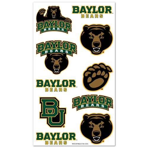 Baylor Bears Temporary Tattoos