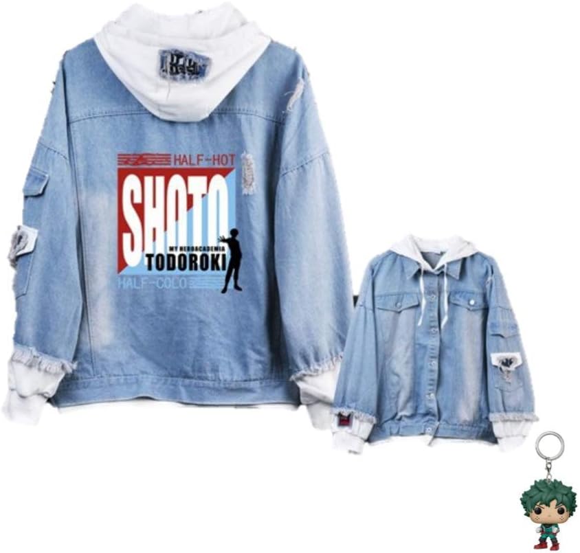 Boku No Hero Academia My Hero Academia Izuku Midoriya Hoodies Suit Jacket Denim