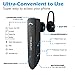 KLOKOL Bluetooth Headset 28Hrs Playtime Wireless Bluetooth Earpiece for Cell Phone Noise Canceling Car Business Earbud Headphone with Mic and Mute Compatible with iPhone Samsung Android (Grey)