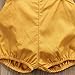 GRNSHTS Baby Girls Floral Suspenders Pant Set Long Sleeve Romper + Short Overalls (80/6-12 Months, Yellow)