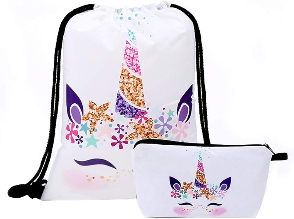 unicorn string bag