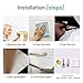 Regetek 3D Wall Panels Self-Adhesive Decorative Faux Foam Wallpaper for Interior TV Walls/Sofa Background Wall Decor DIY Peel and Stick Easy Installation (White Brick Wallpaper-10 Pack 58.13 sq.ft)