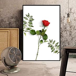 Floating Framed Canvas Wall Art for Living Room, Bedroom Flowers Canvas Prints for Home Decoration Ready to Hang - 16x24 inches