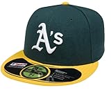 New Era MLB Oakland Athletics Home AC On Field 59Fifty Fitted Cap-758