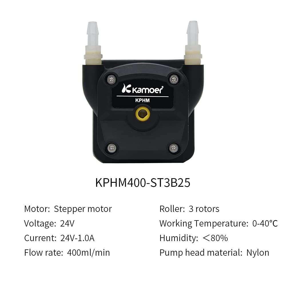 Peristaltikpumpe Kamoer KPHM400 24V - Laborpumpe 400ml/min Schrittmotor