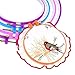 5 Pack Plastic Embroidery Hoop Ring Cross Stich Hoop Embroidery Circle Set, 5 inch to 11 inch (Multicolor)