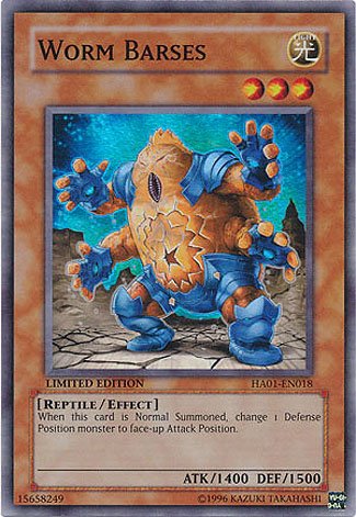 Yu-Gi-Oh! - Worm Barses (HA01-EN018) - Hidden Arsenal - 1st Edition - Super Rare