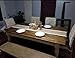 Haperlare 12 x 108 inch Natural Vintage Burlap Table Runner with White Lace Jute Tablecloth Hessian Table Runner Burlap Tablecloth for Country Outdoor Wedding Party Christmas Home Decorations