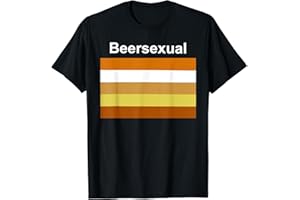 HTUANBAQ I’m Beersexual Beer Lover Pun Drinking LGBTQ Design T-Shirt