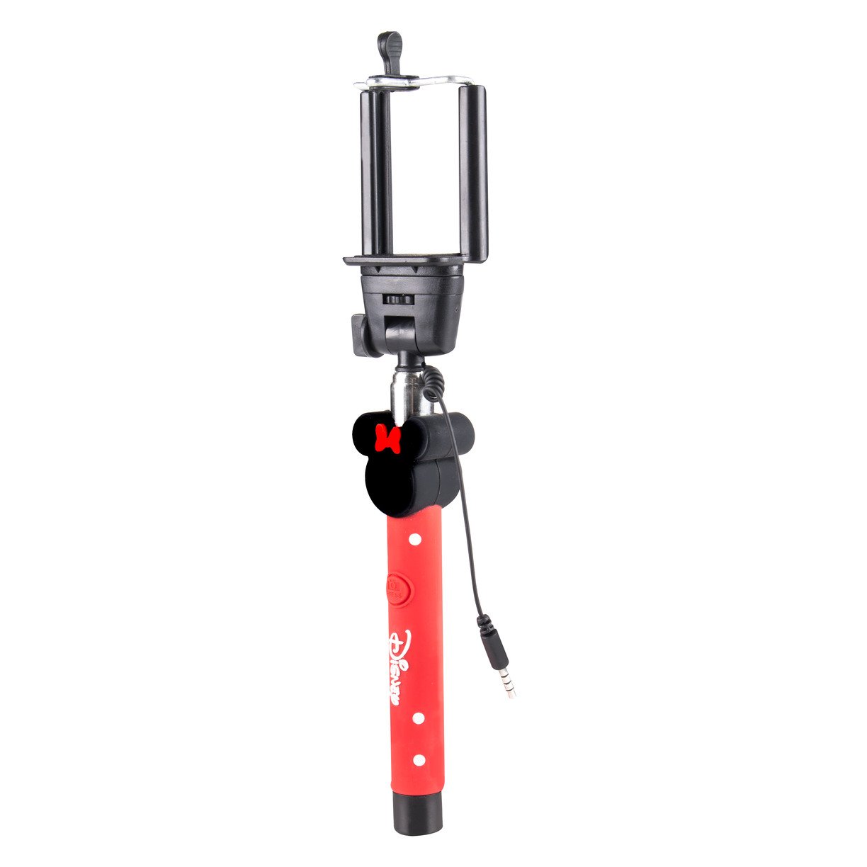Disney Minnie Mouse Selfie Stick with Aux-in Wired Shutter Release