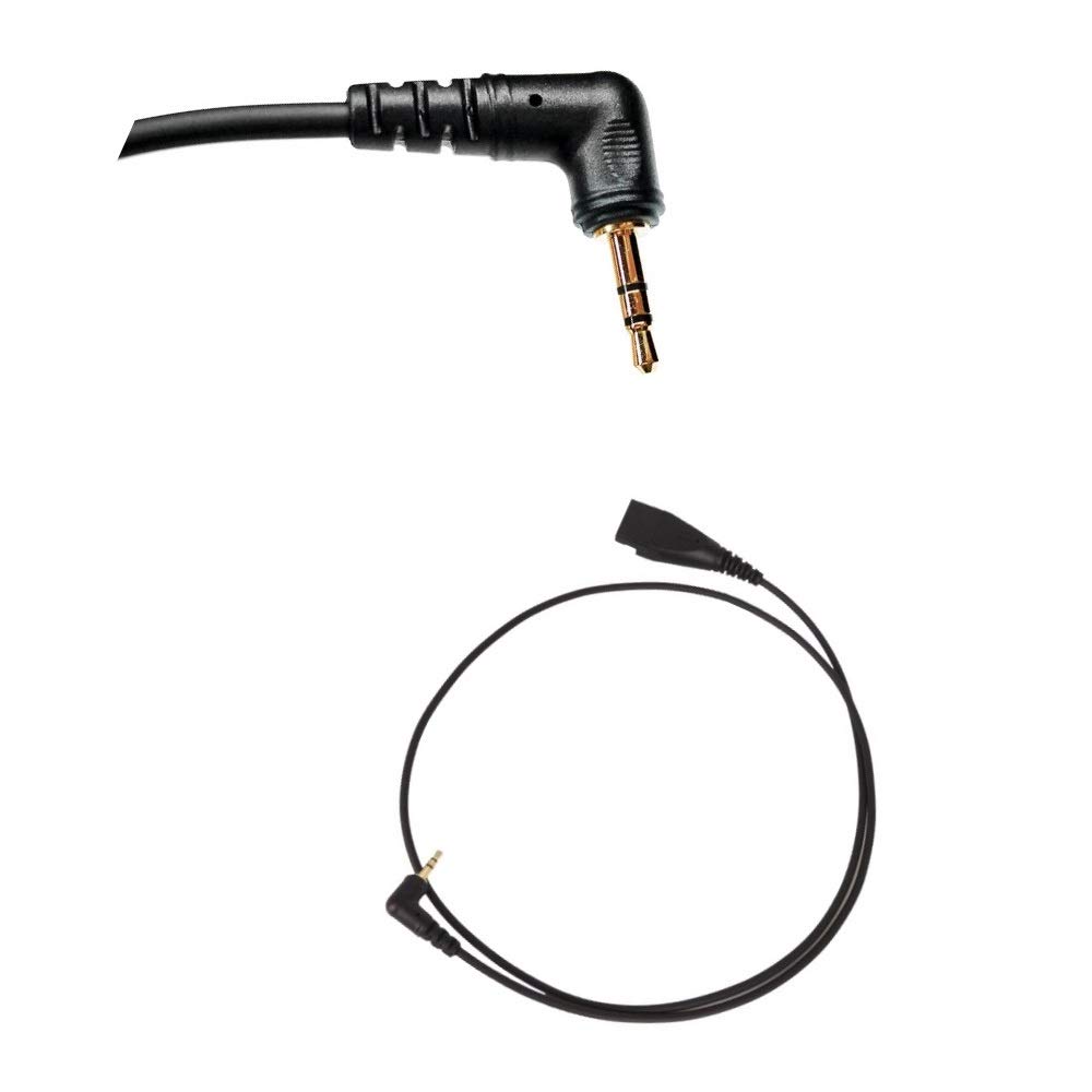GEQUDIO 2.5 mm Jack Cable Single Compatible with Gigaset, Panasonic Telephones