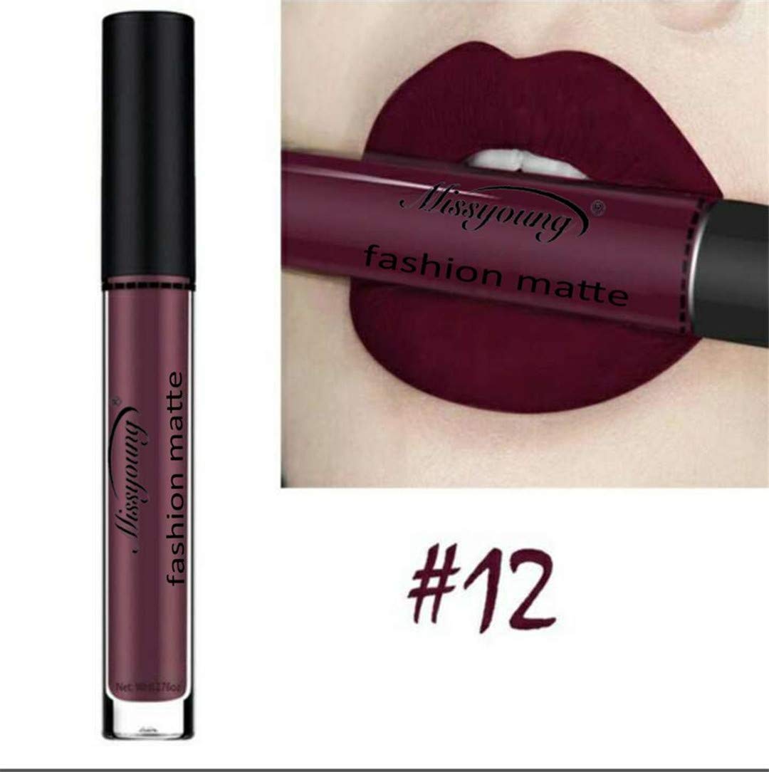 Amazoncom Matte Lip Gloss Nude Makeup Tint Waterproof